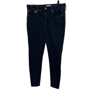 American Eagle Black High Rise Jegging Legging Mom Jeans Size 8